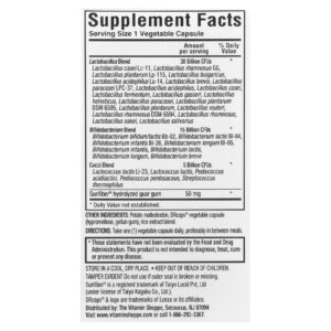 Cápsulas vegetales resistentes al ácido ProBioCare probiótico hombres