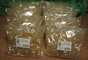 Cápsulas gelatinadas vacías tamaño 00 frontal