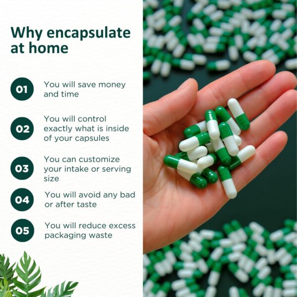 Capsule Depot cápsulas vacías veganas transparentes