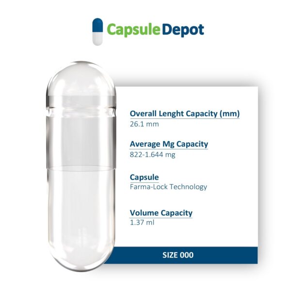 CapsuleDepot cápsulas vacías transparentes - imagen 2