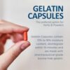 CapsuleDepot cápsulas de gel vacías transparentes tamaño 00