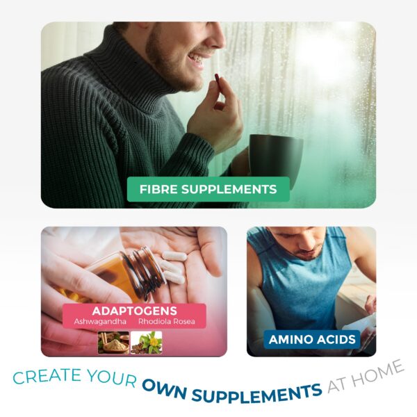 Cajas y envase de Capsuline tamaño 0