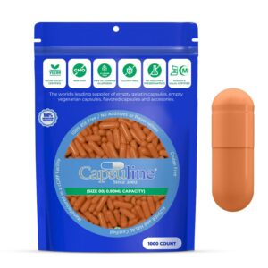 Version 1.0.0 Capsulas veganas durazno Tamaño 00 front