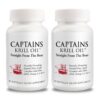 Captains Krill Oil Softgels botella