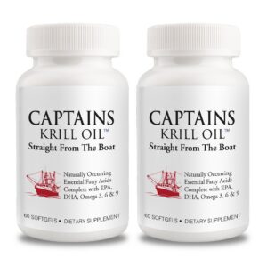 Captains Krill Oil Softgels botella
