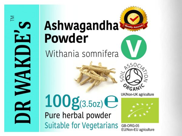 Version 1.0.0 C�ara frontal envase ashwagandha DR WAKDE'S polvo natural herbal