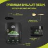 Etiqueta Shilajit Caracal Cove