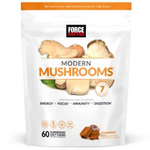 Caramelos blandos Force Factor Modern Mushrooms sabor canela