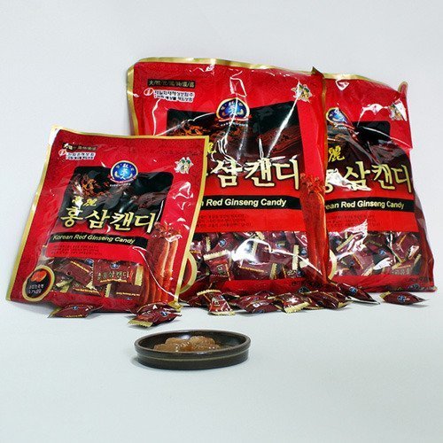 Caramelos premium de ginseng rojo coreano HongSamin paquete 200g x3