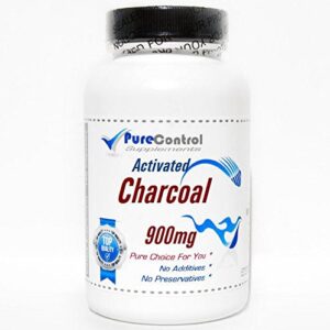 Version 1.0.0 Frasco de carbón activado 900mg 200 cápsulas PureControl
