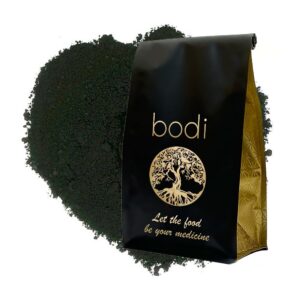 Version 1.0.0 bodi carbón activado polvo fino 16 onzas natural