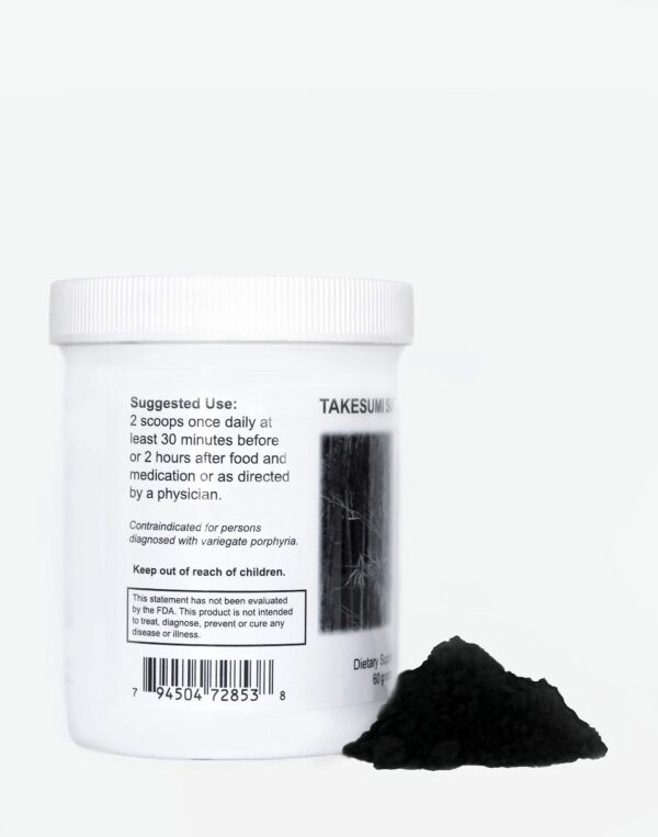 Carbón de bambú carbón activado natural para detoxificación