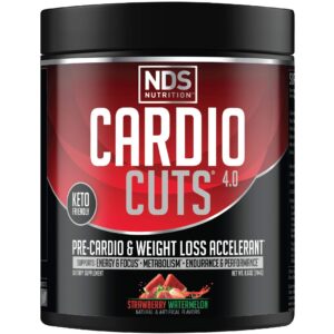 Version 1.0.0 Frente del envase Cardio Cuts 4.0 Pre Workout