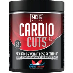 Version 1.0.0 Cardio Cuts NDS Nutrition 4.0 suplemento pre-entreno sabor Bombsicle
