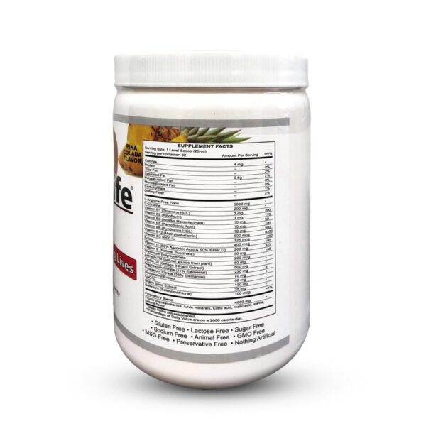 Version 1.0.0 Mezcla en agua de L-Arginina Piña Colada