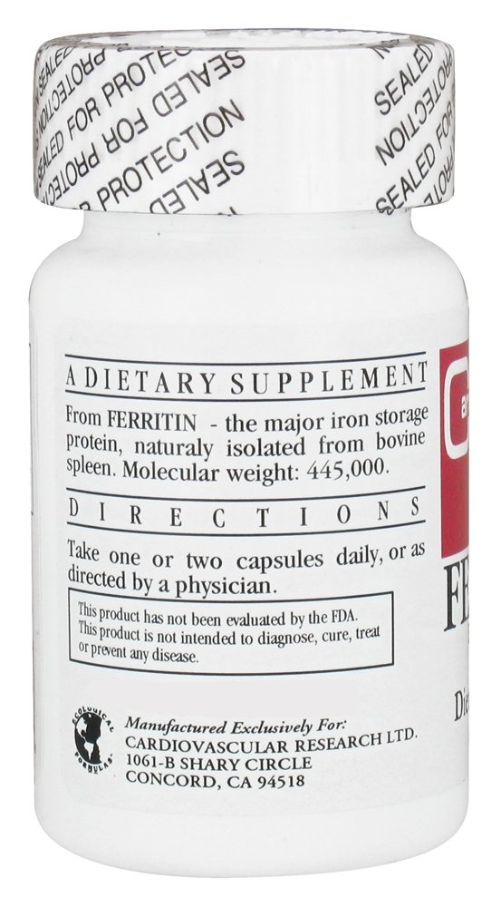 Envase de Ferritin Cardio Research