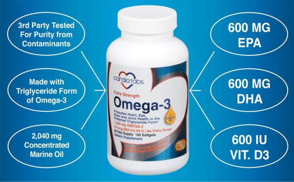 Etiqueta CardioTabs Omega-3 Extra D3