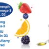 Etiqueta de CardioTabs Omega-3 liquido