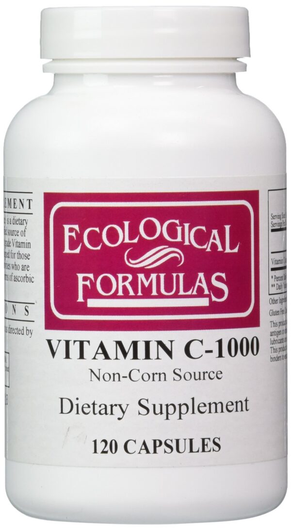 Cardiovascular Research Vitamin C-1000 cápsulas etiqueta frontal