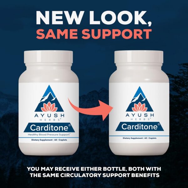 Version 1.0.0 Etiqueta de Carditone Ayush Herbs