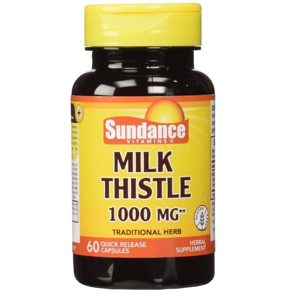 Paquete de 6 botellas Cardo Mariano Sundance 1000 mg 60 cápsulas