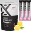 CardoMax pre-entrenamiento líquido sabor limonada rosa 15 sobres