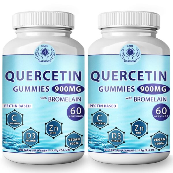 Envase de Quercetina CARE 4 Harmony Gummies