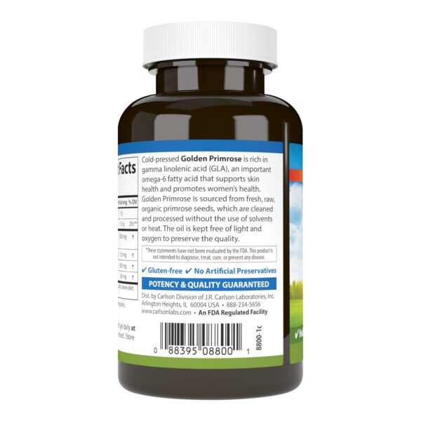 Version 1.0.0 Cápsulas blandas de aceite de onagra Carlson por 50 unidades