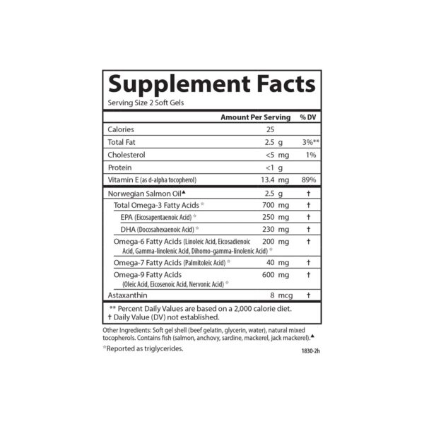 Cajas de Carlson aceite de salmón