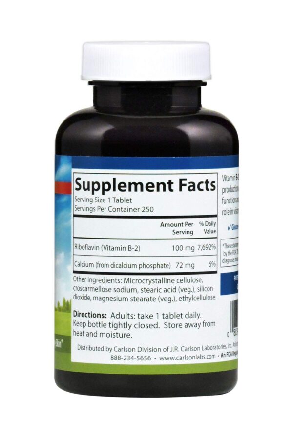 Carlson B2 suplemento energizante envase frontal