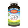 Envase frontal Carlson Cal-600 calcio softgels