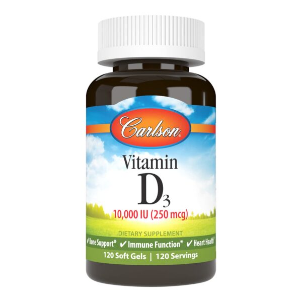 Version 1.0.0 Carlson cápsulas vitamina d3 10000 ui dosificación alta