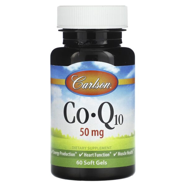 Frente de Carlson Labs Co-Q-10 50 mg