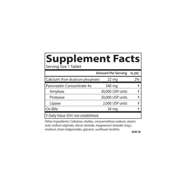 Etiqueta de ingredientes en frasco