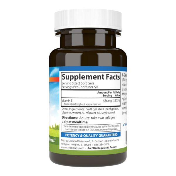 Carlson E-Gems 800 UI etiqueta lateral