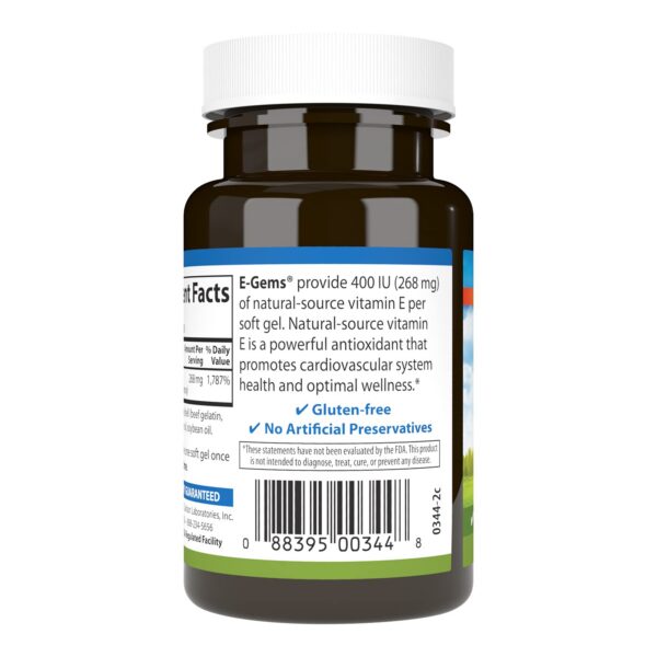 Detalle de vitamina E 400 UI