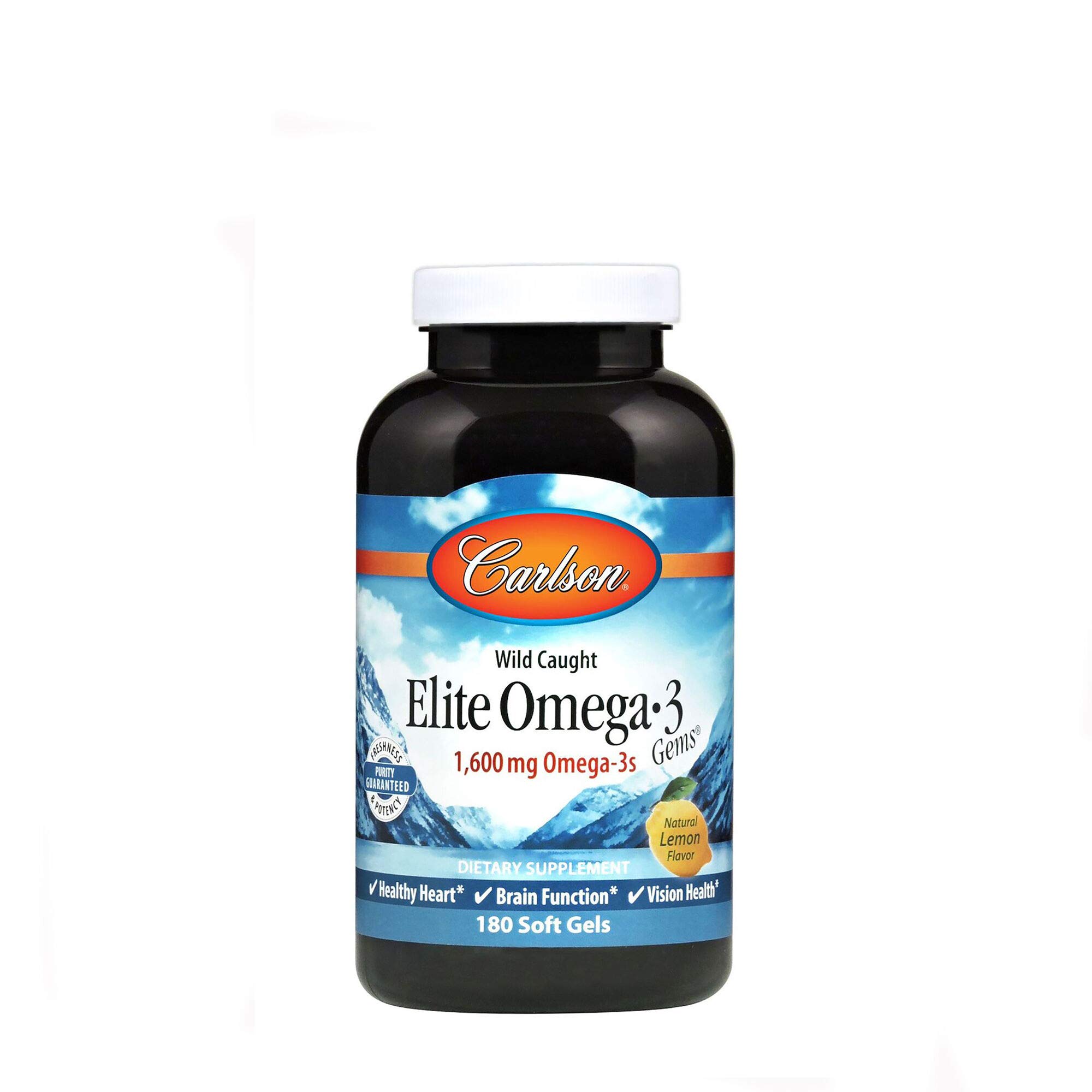 CARLSON Omega-3, 1,600 mg EPA/DHA