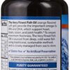 Etiqueta frontal de Carlson Fish Oil naranja