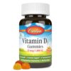 Carlson gomitas vitamina d3 sabor fresa naranja limón