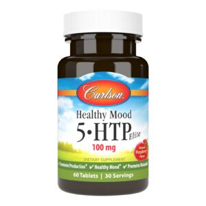 Version 1.0.0 Frasco suplemento Carlson Healthy Mood 5-HTP de 100 mg