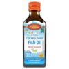 Carlson kid's fish oil bottle front label