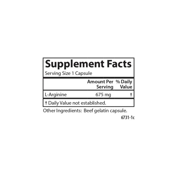 Frasco Carlson L-Arginine 90 cápsulas