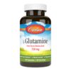 Carlson L-Glutamine cápsulas 750 mg etiqueta frontal