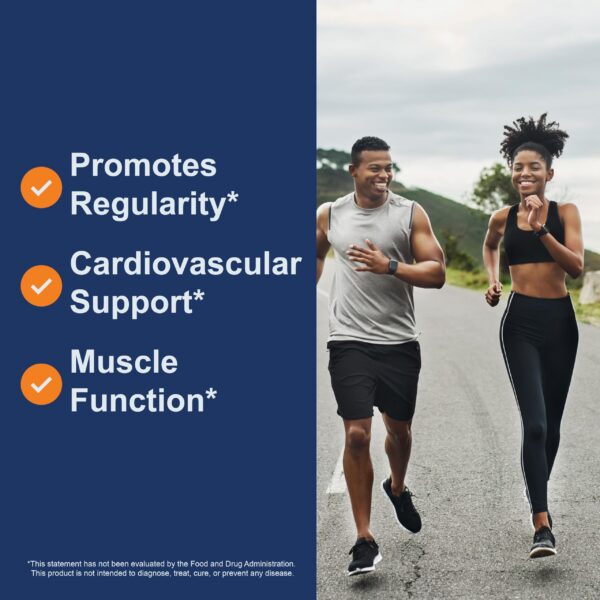 Etiqueta nutricional del frasco Carlson Mg