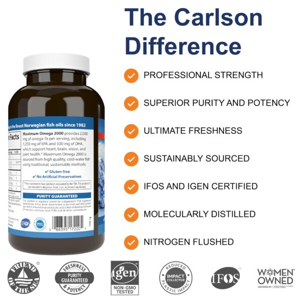 Version 1.0.0 Etiqueta de Carlson Maximum Omega 2000