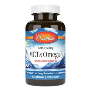 Frasco Carlson MCT & Omega-3 frente
