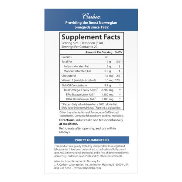 Frasco con contenido de Omega-3