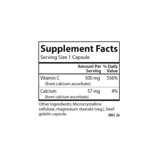 Capsulas dentro del frasco Carlson Mild-C