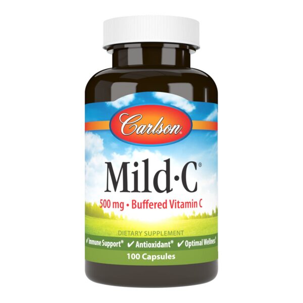 Carlson Mild-C 500 mg etiqueta frontal