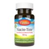 Carlson niacin-time 500mg vitamina b3 tabletas presentación
